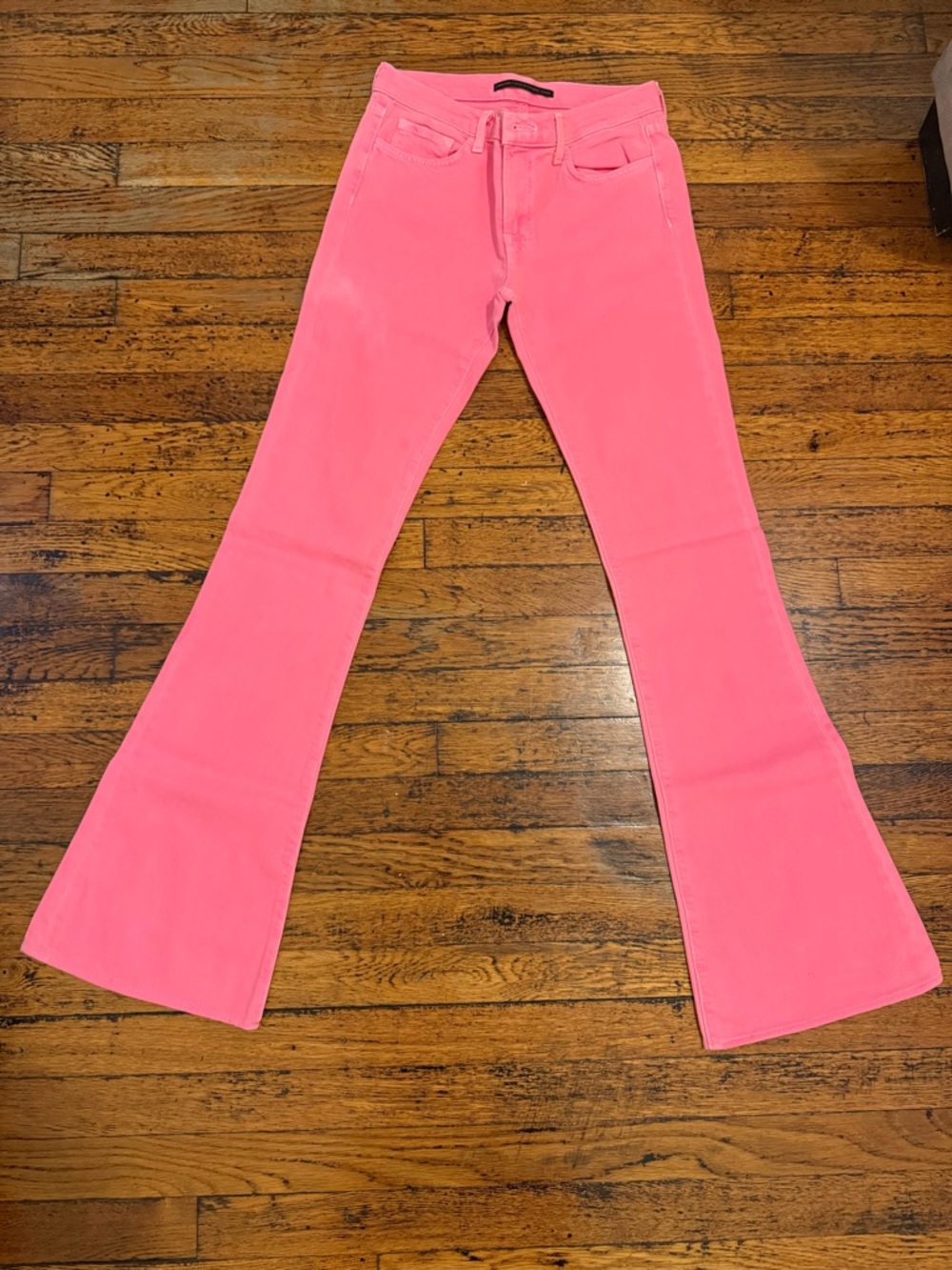 Christopher Kane Bright Pink Flared Jeans
